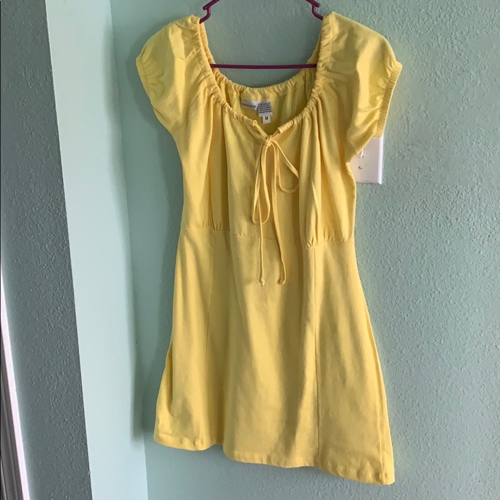 Yellow summer dress